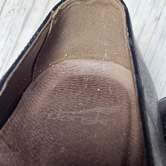 Dansko Black Leather Slip On Loafer Shoes Women Size 40 EU/US 9.5-10 - Picture 7 of 10